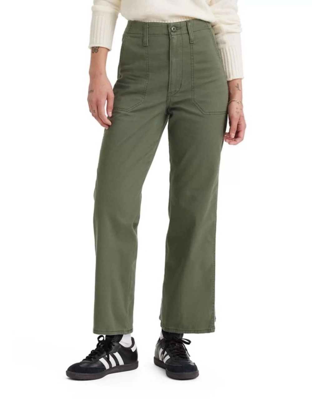 Levi’s Surplus Straight Utility Pants W24 L27 Olive Green NWT